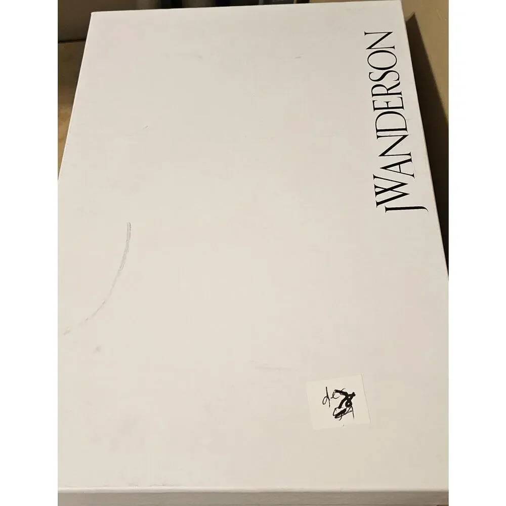 JW Anderson Shoes Mens 10 Multicolor Canvas Logo Colorblock Lace Up Sneakers - Picture 4 of 4